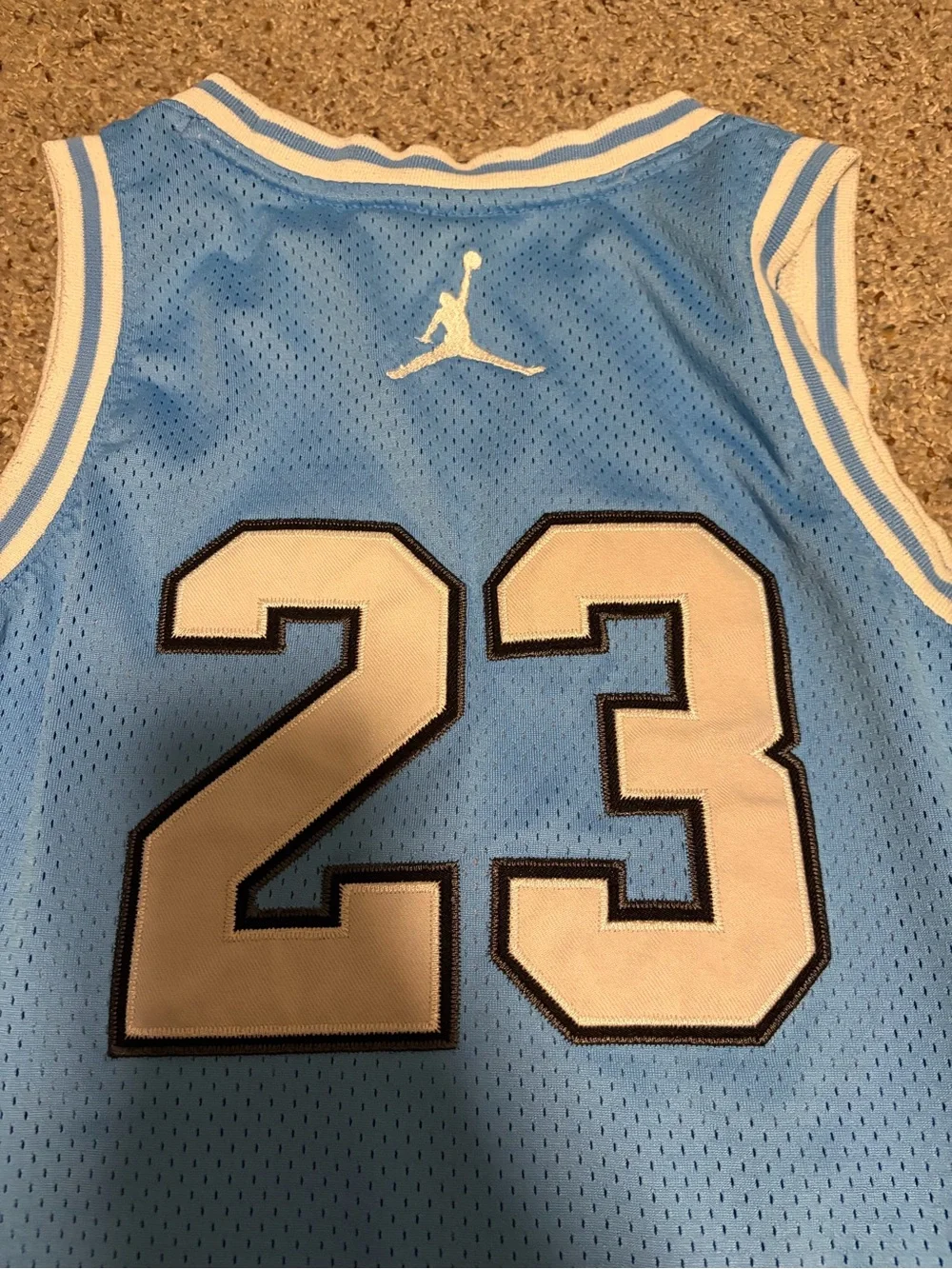 Jordan 23 Light Blue Basketball Jersey